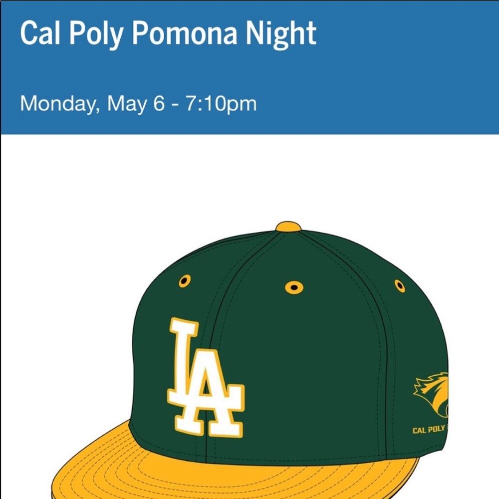 Dodgers Stadium Cal Poly Pomona Night hat